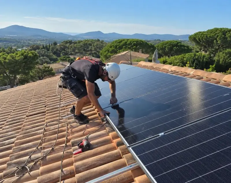 Installateur panneaux solaires Jonage — pose photovoltaïque sur toiture