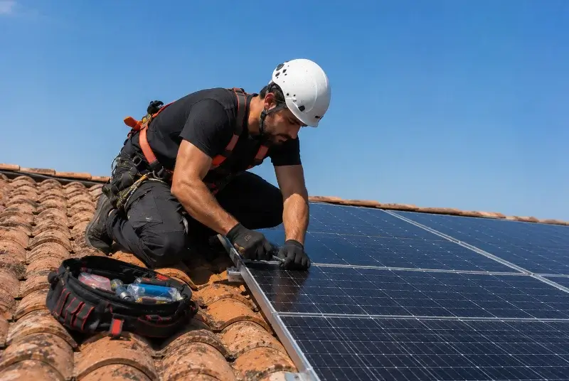 Maintenance et monitoring de panneaux solaires à Jonage