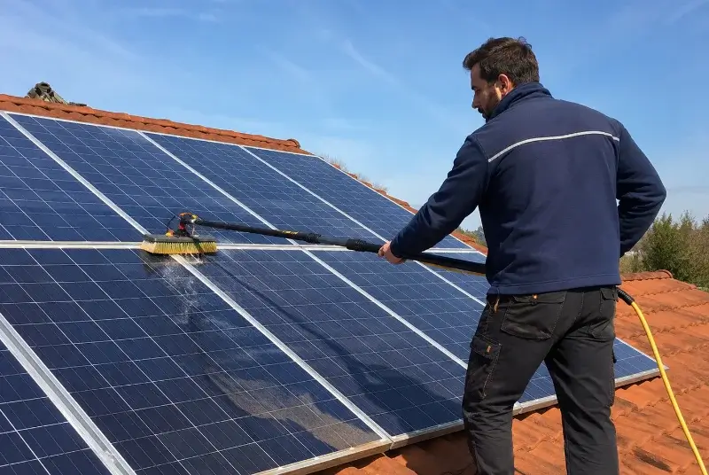 Nettoyage et entretien de panneaux solaires à Jonage