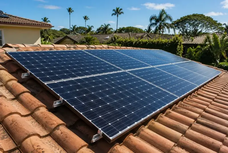 Installation de panneaux solaires à Jonage